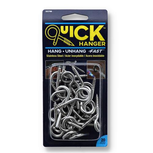 Wholesale QUICK HANGER 20CT 2" STAINLESS STEEL HOOKS