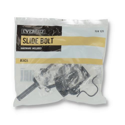 Wholesale EVERBILT BLACK SLIDE BOLT WITH HARDWARE