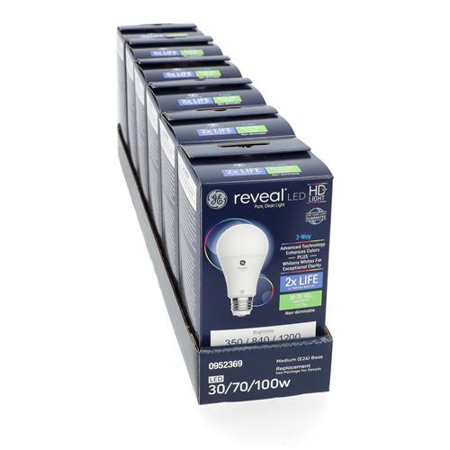Wholesale Reveal LED 3-way A19 (1-Pack)