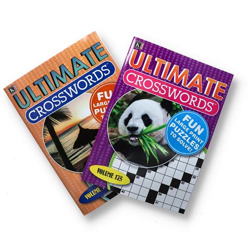 Wholesale ULTIMATE CROSSWORDS LARGE PRINT 2 TITLES