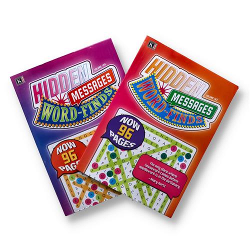 Wholesale HIDDEN MESSAGE WORD FINDS 2 TITLES