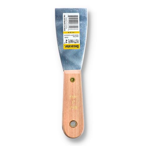 Wholesale 2" FLEXIBLE PUTTY KNIFE WOOD HANDLE