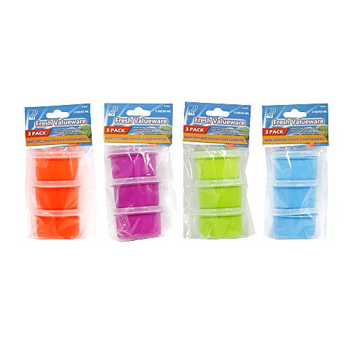 Wholesale Z3pk MINI ROUND FOOD CONTAINERS