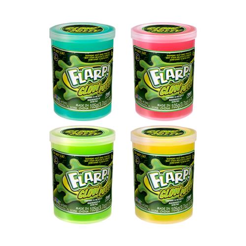 Wholesale FLARP GLOW PUTTY IN CAN ASSORTED COLORS