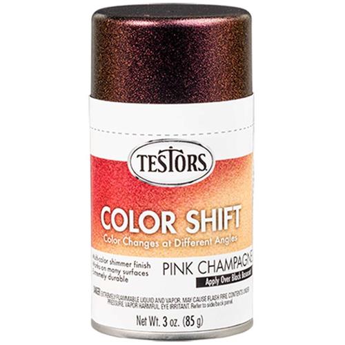 Wholesale TESTORS 3OZ COLOR SHIFT PINK CHAMPAGNE SPRAY PAINT