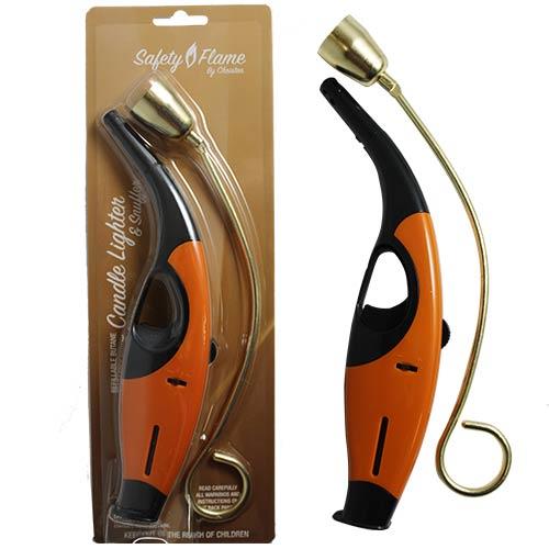 Wholesale 2PC CANDLE LIGHTER & SNUFFER TAN & BLACK
