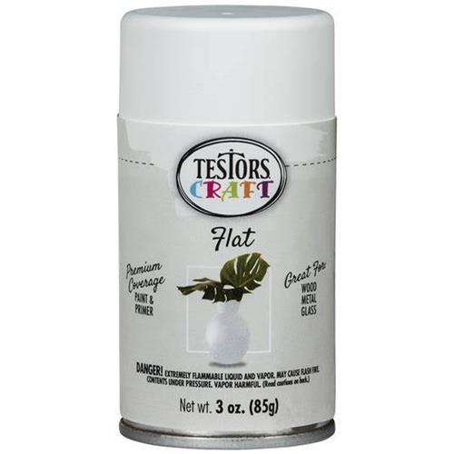 Wholesale TESTORS CRAFT 3OZ SPRAY PAINT FLAT WHITE