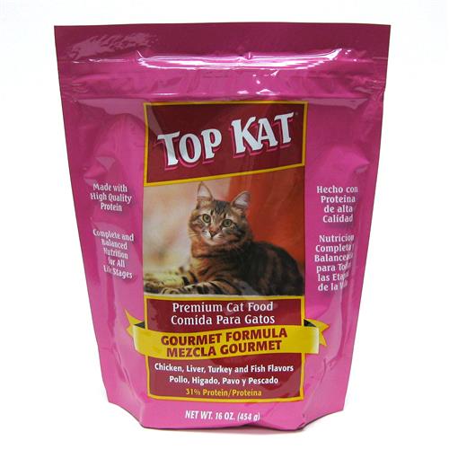 Wholesale Top Kat Gourmet Flavor Cat Food Pouch
