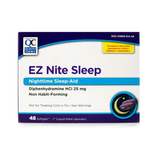 Wholesale Quality Choice Nighttime Sleep Aid DPH 25 mg (Vick