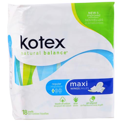 Wholesale Kotex Regular Maxi Pads with Wings