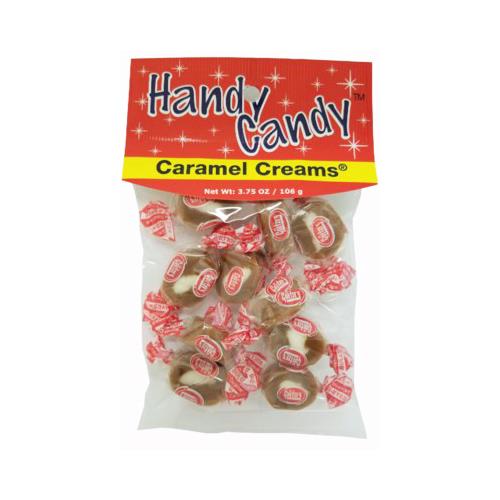 Wholesale HANDY CANDY CARAMEL CREAMS 24 PER CASE 3.75 OZ BAG