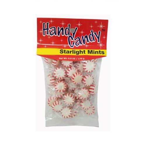Wholesale HANDY CANDY  STARLIGHT MINTS 24 PER CASE  6 OZ BAG