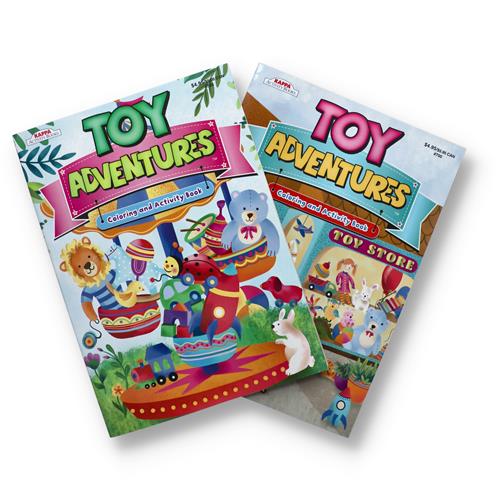 Wholesale TOY ADVENTURES COLORING & ACTIVITY BOOK 2 TITLES