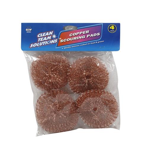 Wholesale Copper Scouring Pads 4 ct.