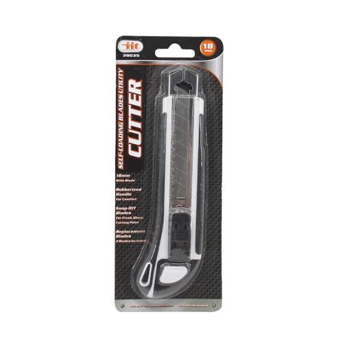 Wholesale 18MM SELF LOADING UTILITY KNIFE WITH 2 BLADES