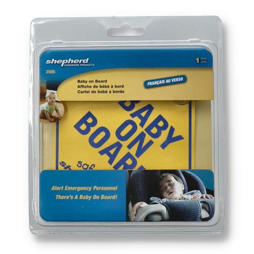 Wholesale BABY ON BOARD SUCTION CUP SIGN