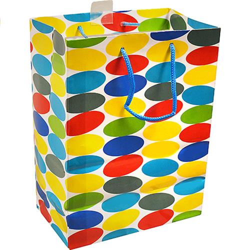 Wholesale Hallmark Gift Bag Dots Med.  7x9.5x4"