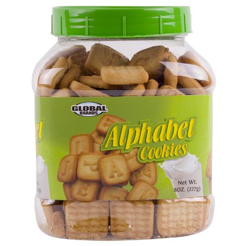 Wholesale Global Alphabet Cookies Tub