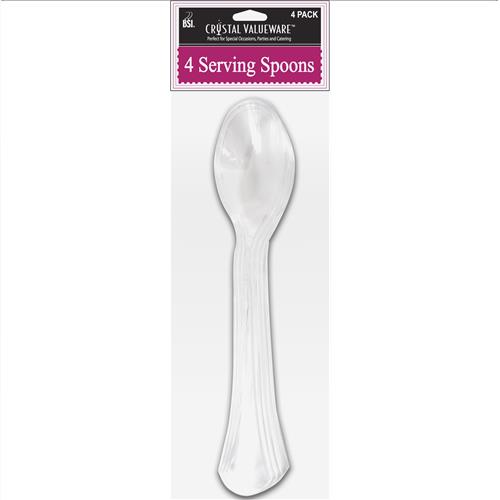 Wholesale Crystal Valueware 4pc Serving Spoons