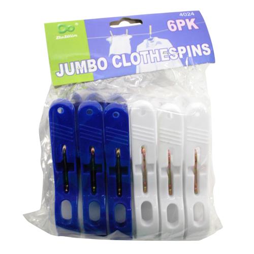 Wholesale Plastic Jumbo Clothes Pins 4""""