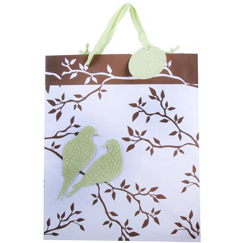 Wholesale Everyday Large Gift Bags - Birds