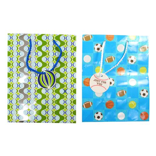 Wholesale Everyday Cub Gift Bag 4 Assorted Designs 7"""" x 9""""