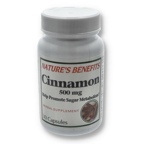 Wholesale NATURES BENEFIT CINNAMON 500MG   30 CT