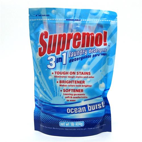 Wholesale Powder Laundry Detergent Supremo! HE 3n1 t-Ocean Burst