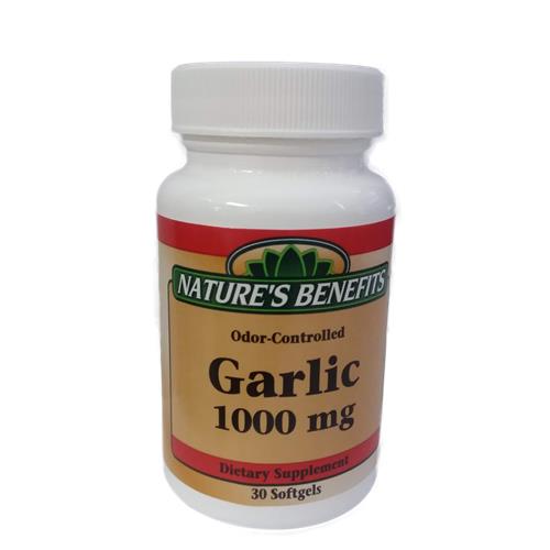 Wholesale N Benefits Garlic Oil 1000 mg Softgels (Exp 8/21)