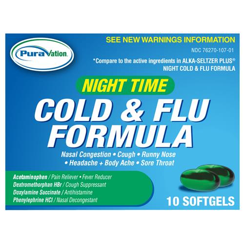 Wholesale Puravation Night time Cold & Flu Formula (Alka Sel