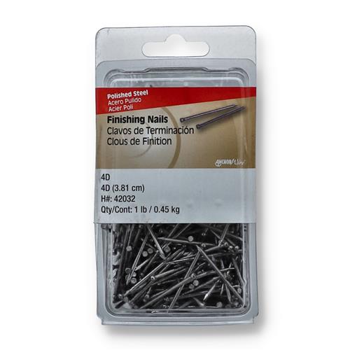 Wholesale HILLMAN 1LB POLISHED STEEL FINISHING NAILS 4D