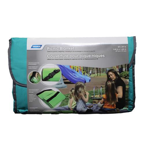 Wholesale CAMCO PICNIC BLANKET 57x57'' TEAL