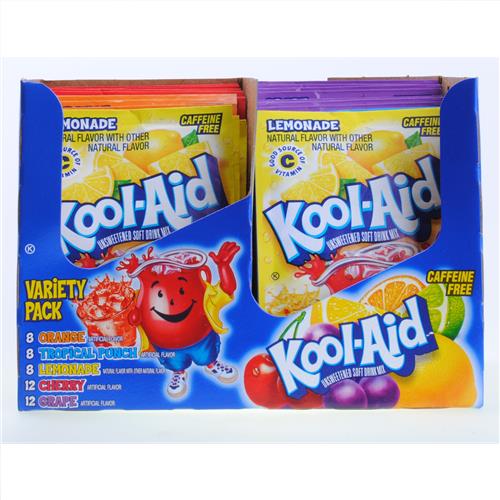 Wholesale Kool-Aid Shipper - 192 assorted packs (non-sweeten