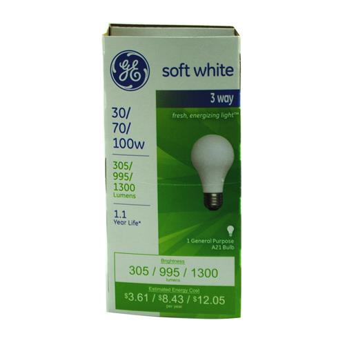 Wholesale GE 3-way Light Bulb 30/70/100 Watt