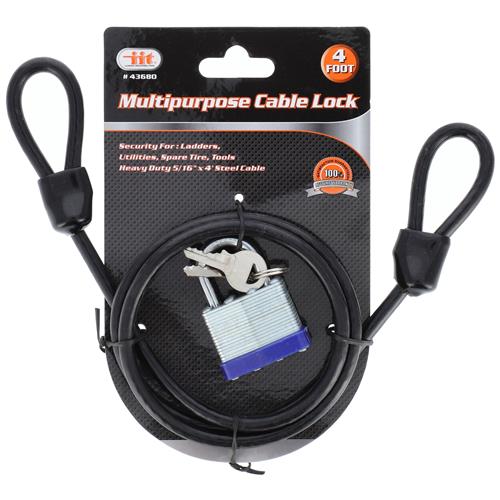 Wholesale 4' Multipurpose Cable Lock