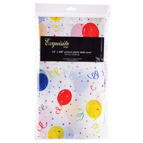 Wholesale Party Balloons Printed Plastic Table Cover 54"""" x GLW