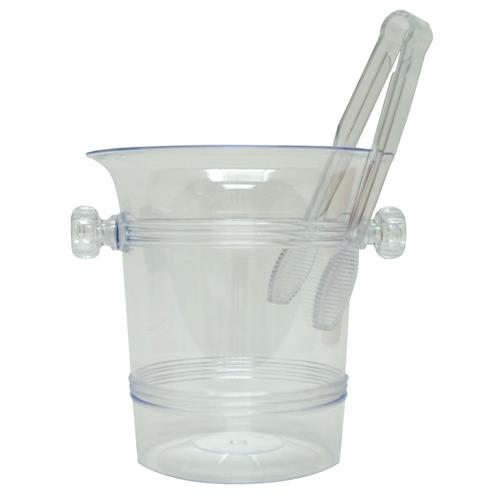 Wholesale Plastic Ice Bucket with Tongs