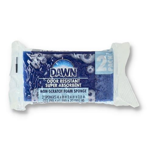 Wholesale DAWN 2PK NON-SCRATCH FOAM SPONGE ODOR RESISTANT
