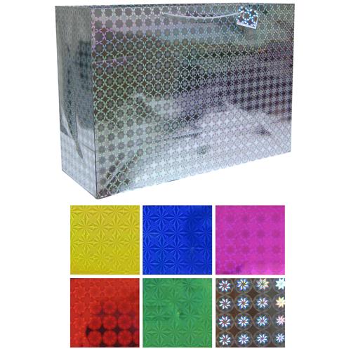 Wholesale Hologram Gift Bag Assorted Giant Horizontal GLW
