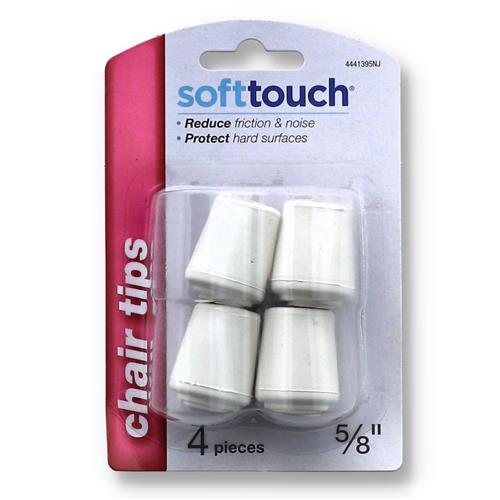 Wholesale 4PC 5/8'' WHITE RUBBER CHAIR TIPS