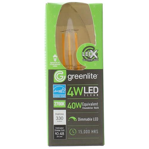 Wholesale Z4=40W LED CHANDELIER BULB E26 BASE FILAMENT STYLE