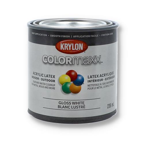 Wholesale KRYLON 1PT COLORMAXX GLOSS WHITE ACRYLIC LATEX INDOOR OUTDOOR