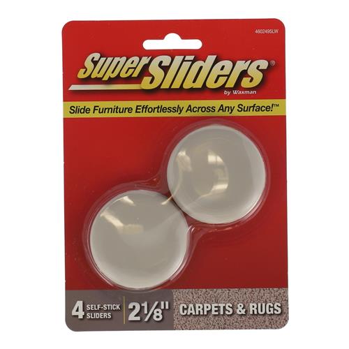 Wholesale 4PC 2-1/8'' ROUND HARD SUPER SLIDERS ENG/SP PACKAGING