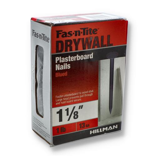 Wholesale FAS-N-TITE 1LB DRYWALL PLASTERBOARD NAILS 13G 1-1/8''