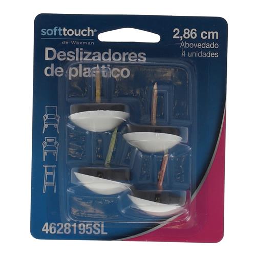 Wholesale 4PC 1-1/8'' ROUND DOME NAIL-ON GLIDES SPANISH ONLY PACKAGE