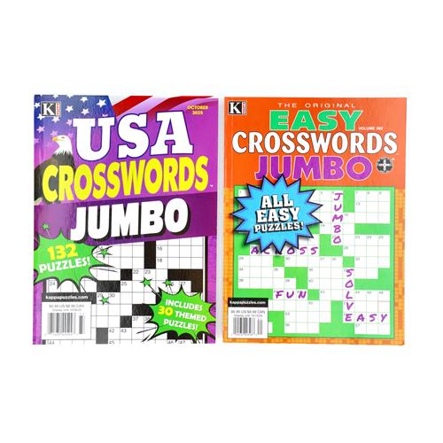 Wholesale KAPPA SUPERB & EASY JUMBO CROSSWORD BOOKS DIGEST SIZE