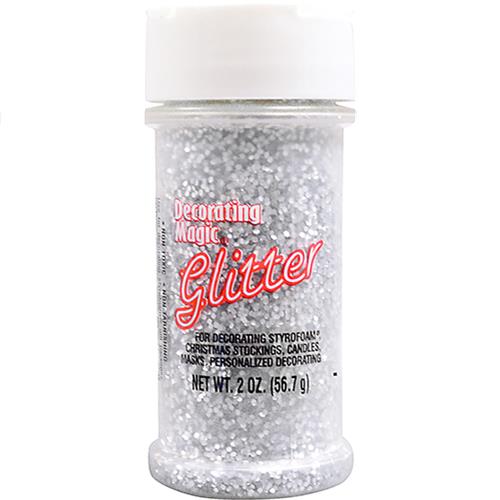 Wholesale Silver Glitter Shaker Bottle 2 oz