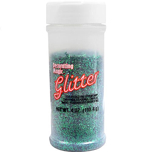 Wholesale Green Glitter Shaker Bottle 4 oz GLW