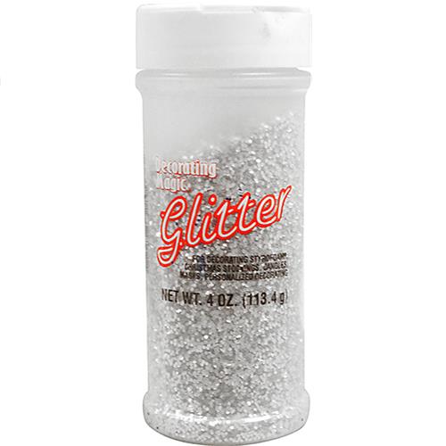 Wholesale Silver Glitter Shaker Bottle 4 oz
