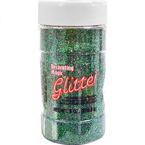 Wholesale Green Glitter Shaker Bottle 8 oz